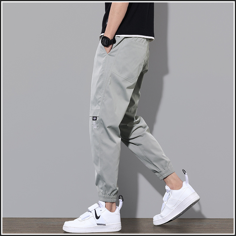 Stylish Ninth Pants Overalls Men&apos;s Pants Sportwear Baggy Casual Joggers  Trousers Sweatpants