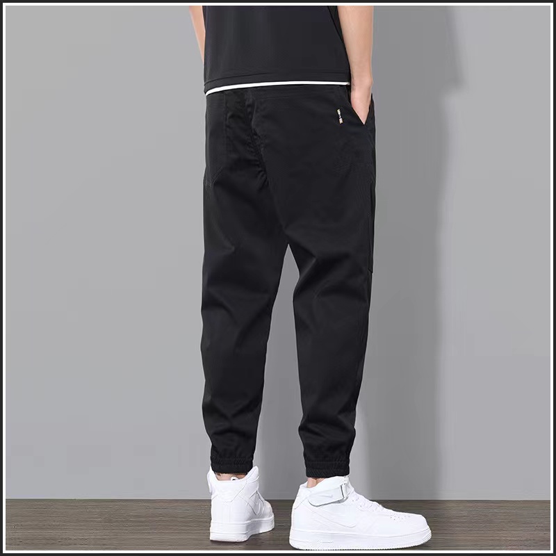 Stylish Ninth Pants Overalls Men&apos;s Pants Sportwear Baggy Casual Joggers  Trousers Sweatpants