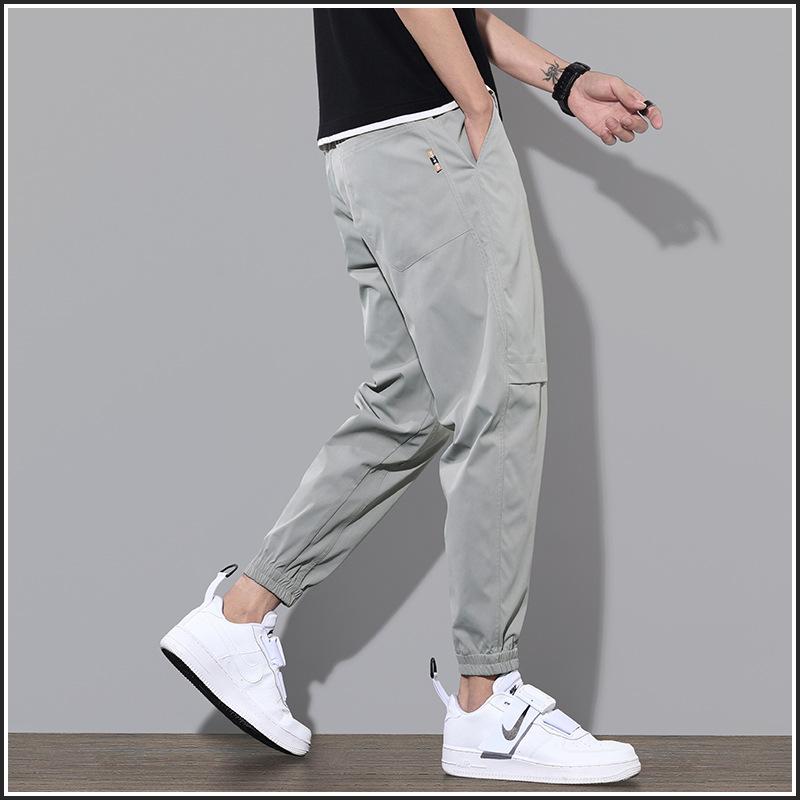 Stylish Ninth Pants Overalls Men&apos;s Pants Sportwear Baggy Casual Joggers  Trousers Sweatpants