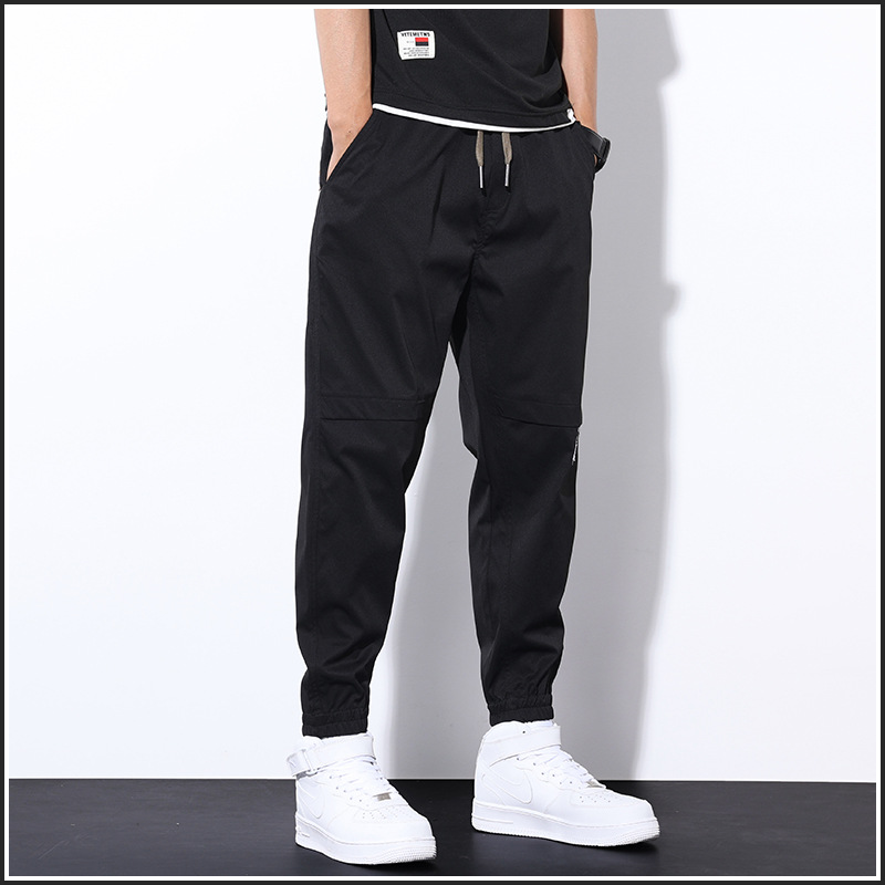 Stylish Ninth Pants Overalls Men&apos;s Pants Sportwear Baggy Casual Joggers  Trousers Sweatpants