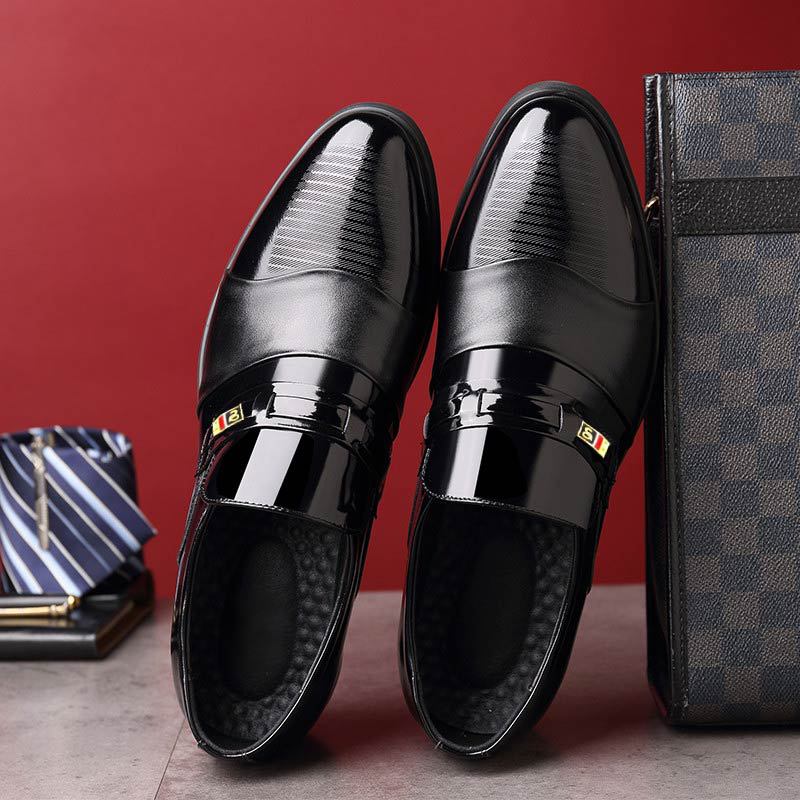 New Arrival Business Oxfords Fashion Wedding Shoes Men's Shoes Slip-Ons Splicing Shoes