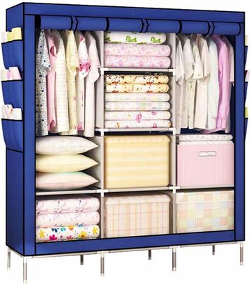 【Promotion】Modern 3 Columns DIY Wardrobe Large Capacity Wardrobe ...