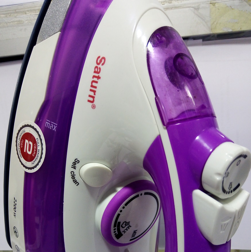 Electric iron box-2200w with Ceramic soleplate