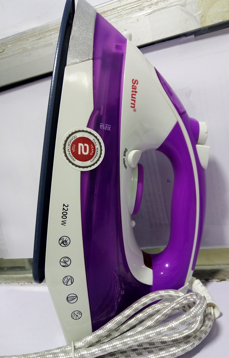 Electric iron box-2200w with Ceramic soleplate