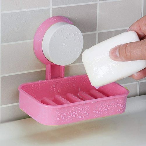 Soap Storage- stick on wall vacuum suction
