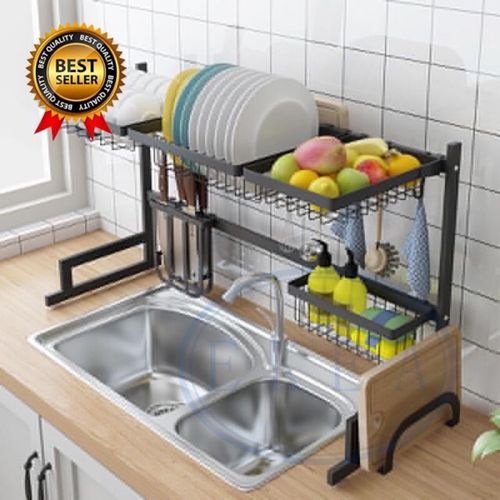Magharibi Over The Sink Dish Rack / Utensil Drainer
