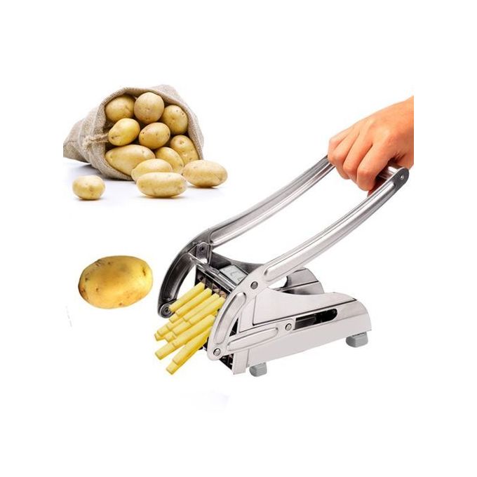 Fries/Chips Cutter- Stainless Steel Potato Chopper Chipser