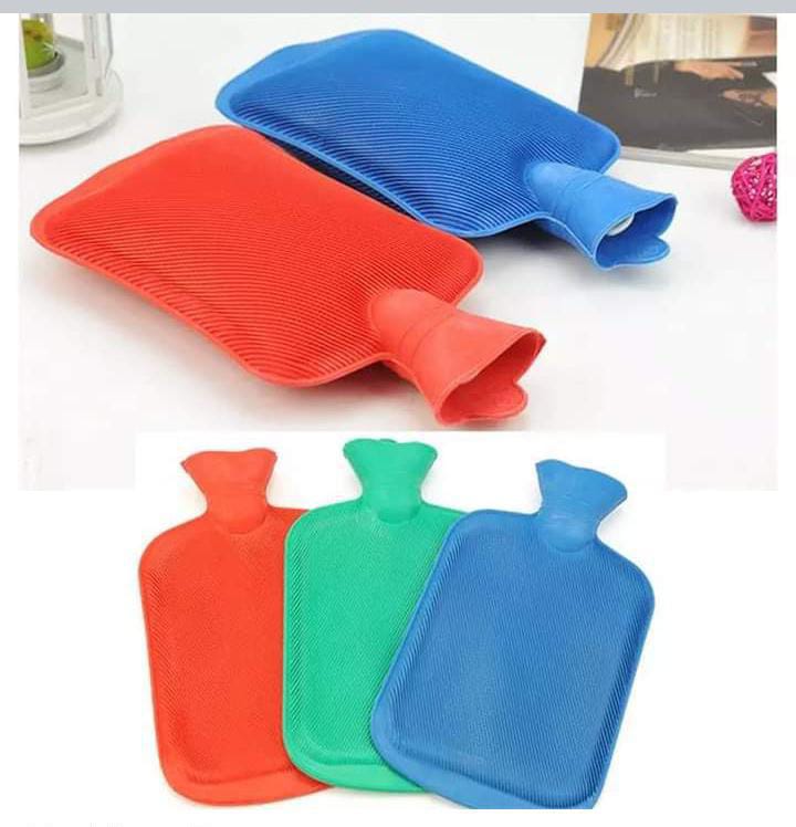 Hot water bottle with a free cover- Assorted colours