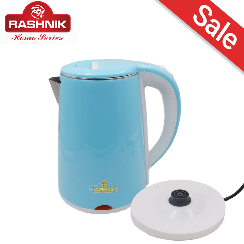 RASHNIK RN-1151  2.3L 1500W Double-layer Insulation Electric Kettle Stainless Steel  Kettles