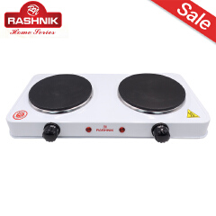 RASHNIK RN-4079  2000W Double Cooking Plate Stove Electric Hot Plate