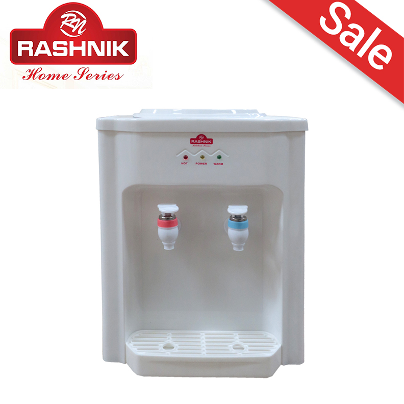 RASHNIK RN-2456 Top Loading  Hot and Normal Water Dispenser Countertop Water Dispenser for 3 to 5 Gallon Bottles for Home Kitchen Offices Dorm