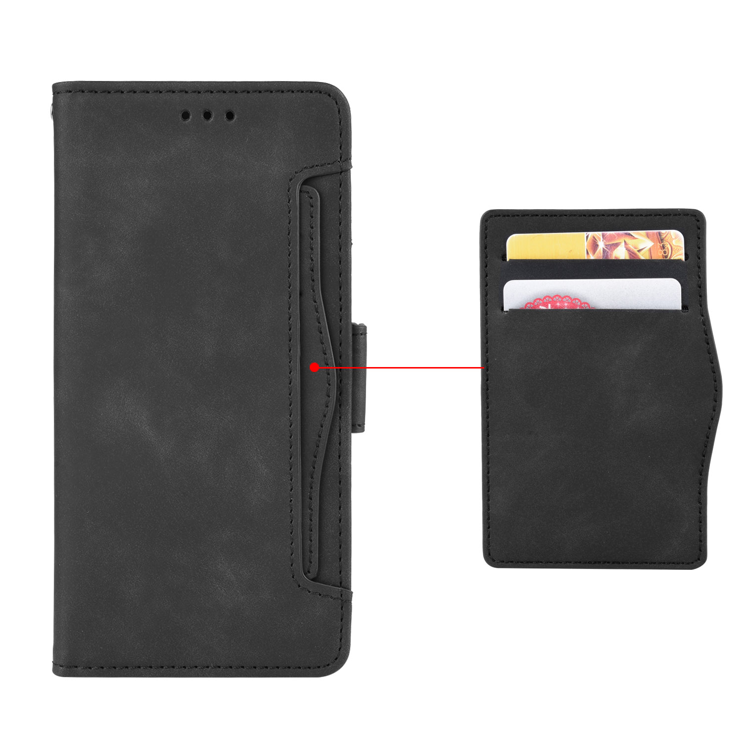 Wallet Cover Casing for OPPO Reno5 Reno 5 Pro Leather Magnetic Card Slot Phone Cover