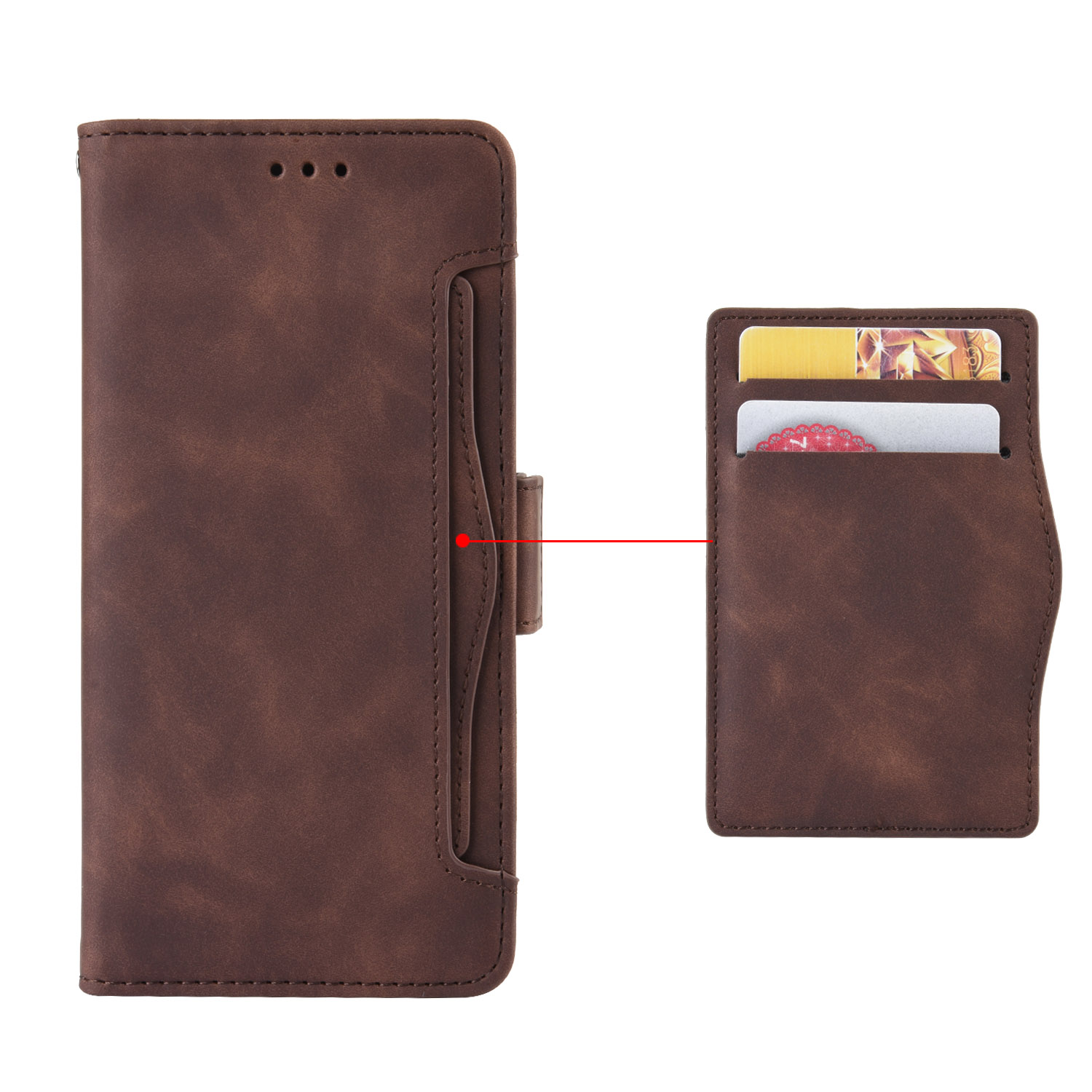 Wallet Cover Casing for OPPO Reno5 Reno 5 Pro Leather Magnetic Card Slot Phone Cover