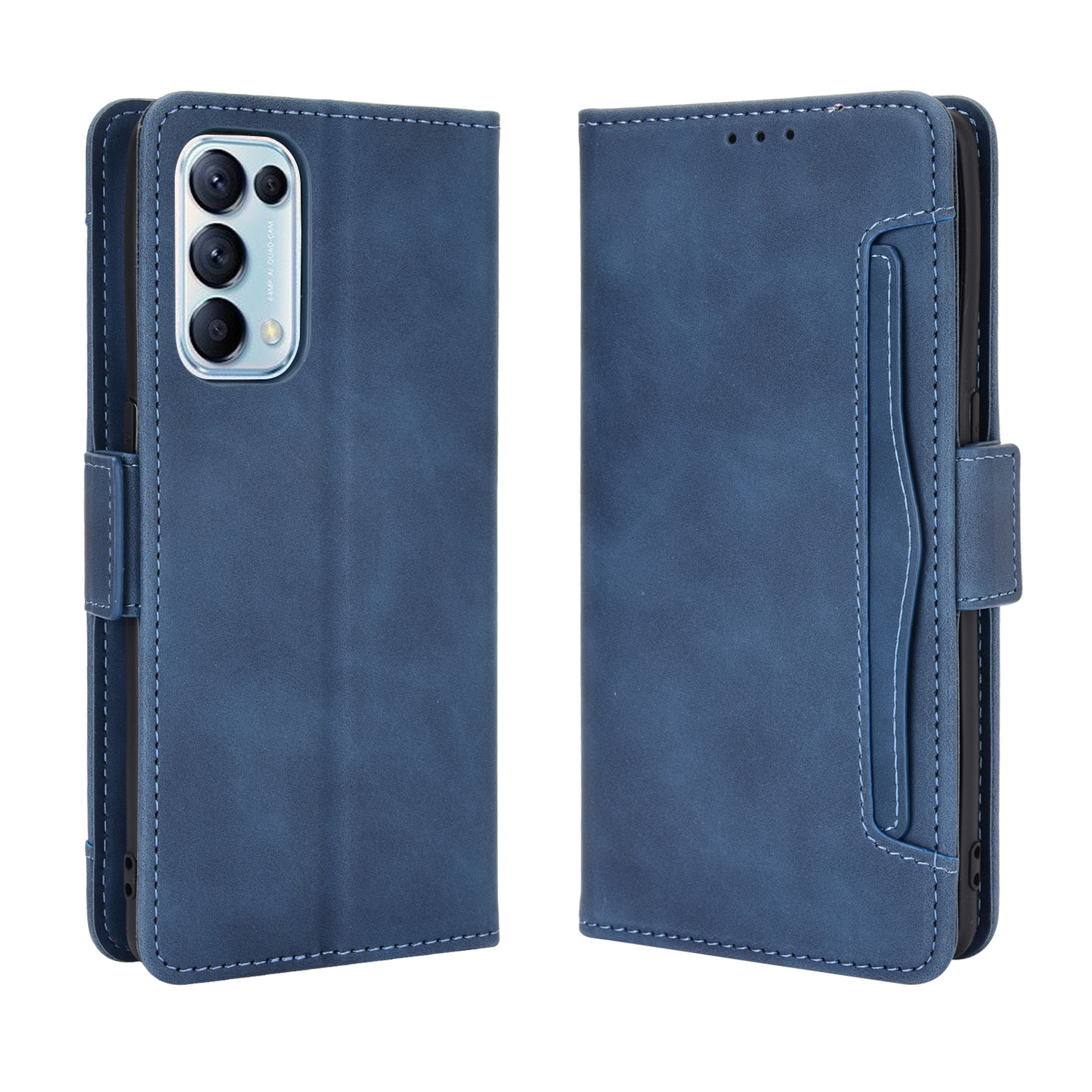 Wallet Cover Casing for OPPO Reno5 Reno 5 Pro Leather Magnetic Card Slot Phone Cover