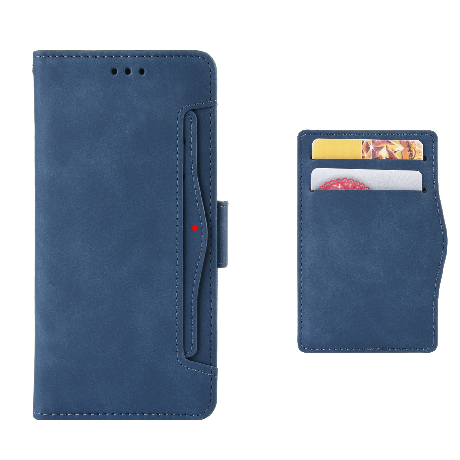 Wallet Cover Casing for OPPO Reno5 Reno 5 Pro Leather Magnetic Card Slot Phone Cover