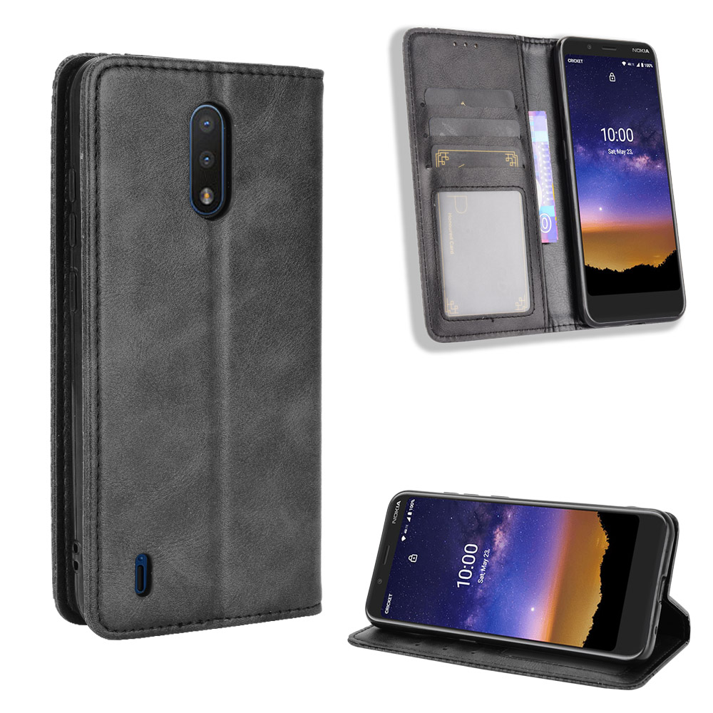 Flip Case for Nokia C2 Tava Nokia C2 Tennen with Magnetic Closure Wallet Leather Phone Case