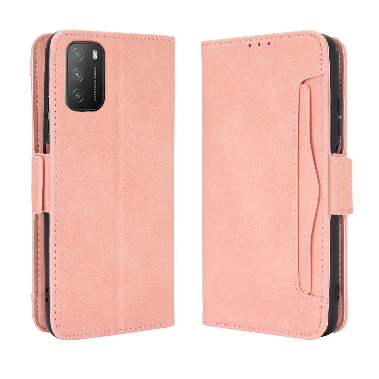 Wallet Cover Casing for Xiaomi Poco M3 Case Leather Magnetic Card Slot Phone Cover