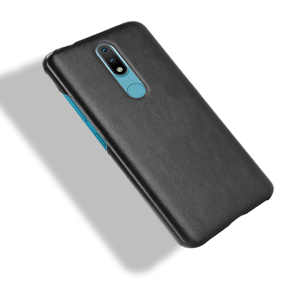 Case for Nokia 2.4 Cover PC+Leather Lychee Pattern Shockproof Protective Cover
