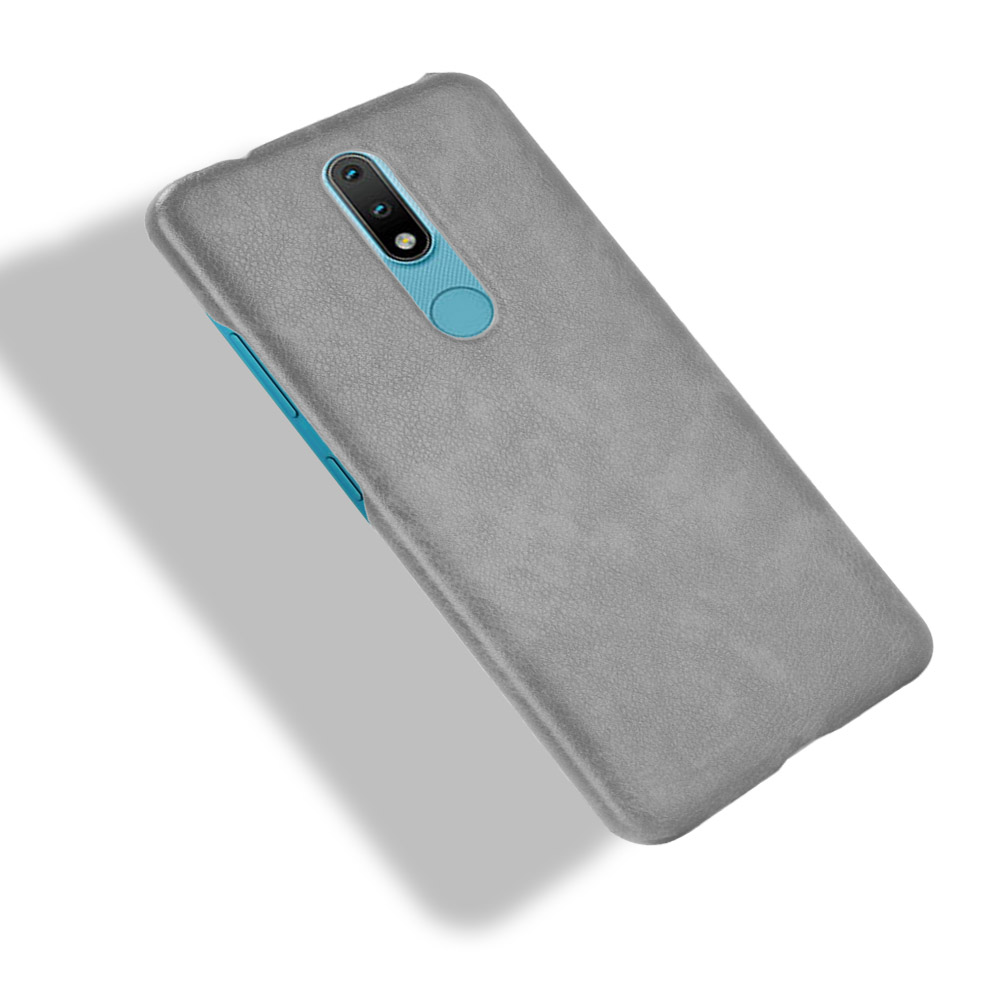 Case for Nokia 2.4 Cover PC+Leather Lychee Pattern Shockproof Protective Cover