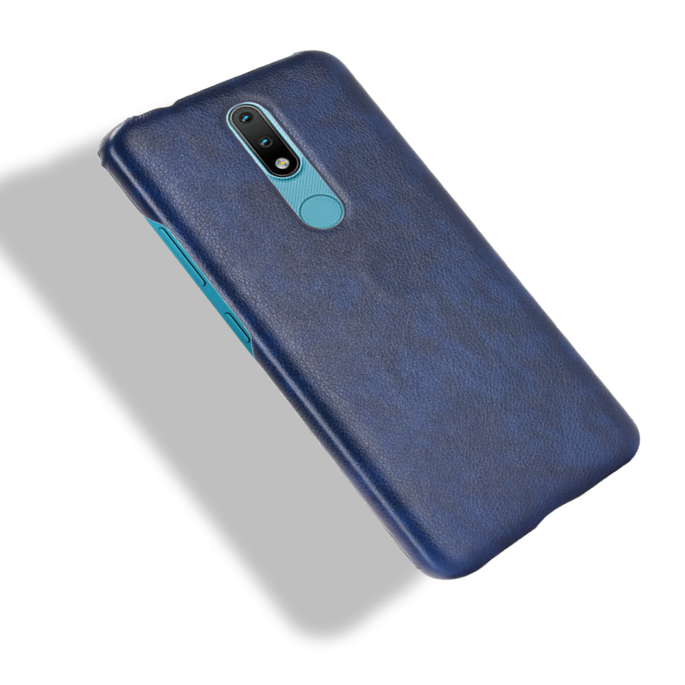 Case for Nokia 2.4 Cover PC+Leather Lychee Pattern Shockproof Protective Cover