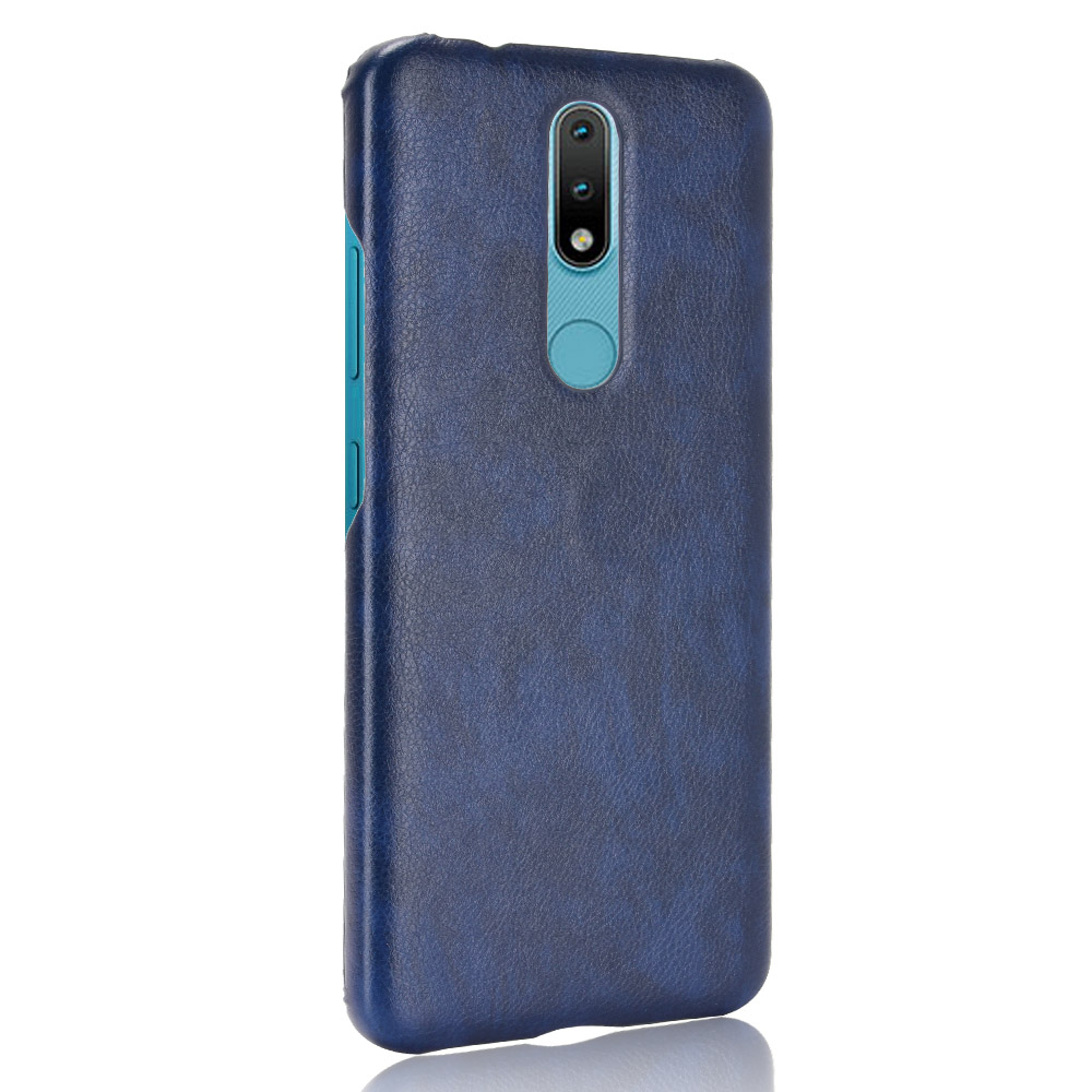 Case for Nokia 2.4 Cover PC+Leather Lychee Pattern Shockproof Protective Cover