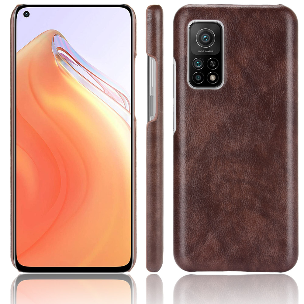 Case for Xiaomi Mi 10T Xiaomi Mi 10T Pro PC+Leather Lychee Pattern Shockproof Protective Cover