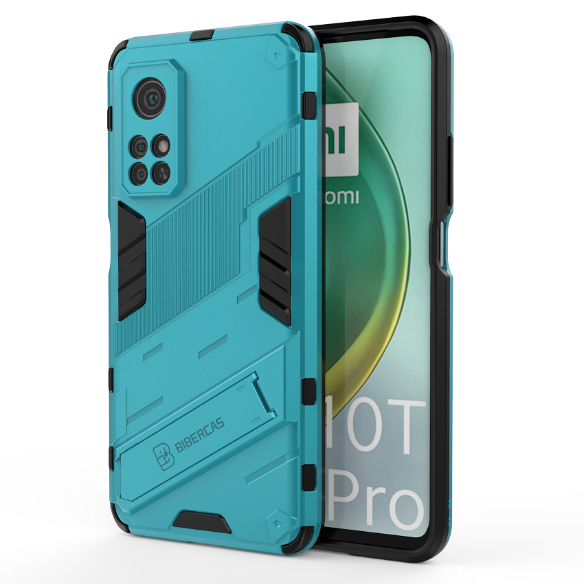 Phone Cases for Xiaomi Mi 10T Mi 10T Pro Rugged Armor Cover PC Shockproof with Kickstand