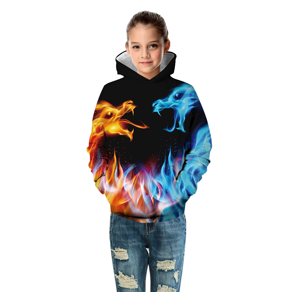 Hoodies Sweatshirt with 3D Print for Boys and Girls