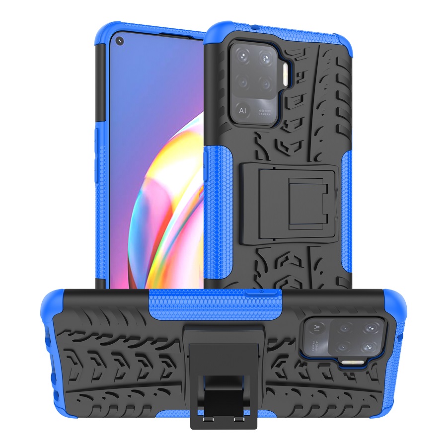 OPPO Reno 5 Lite/ OPPO Reno5 Lite Phone Case,OPPO Reno 5F / OPPO Reno5 F Heavy Duty [Drop-protection] with Kickstand Back Cover