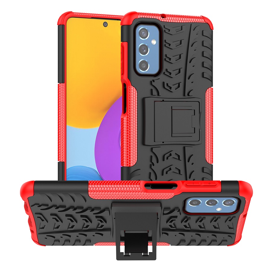 Samsung Galaxy M52 Phone Case,Samsung Galaxy M52 Heavy Duty [Drop-protection] with Kickstand Back Cover