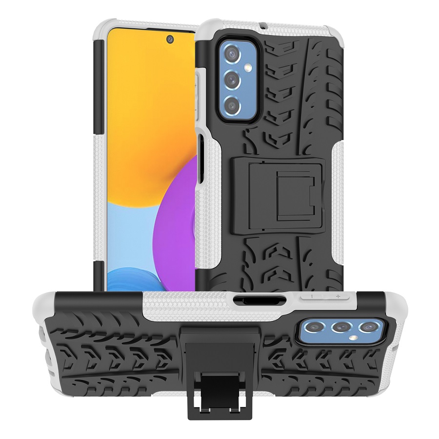 Samsung Galaxy M52 Phone Case,Samsung Galaxy M52 Heavy Duty [Drop-protection] with Kickstand Back Cover