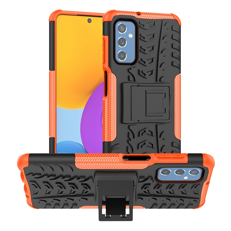 Samsung Galaxy M52 Phone Case,Samsung Galaxy M52 Heavy Duty [Drop-protection] with Kickstand Back Cover