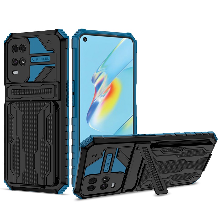 OPPO Series Phone Case,OPPO A15 A15S A16 A16S A54 A74 4G Realme C20 C21 C17 5 F19 A7 A12 A12e A11K A5S F9 Case Cover Armor With Card Pocket