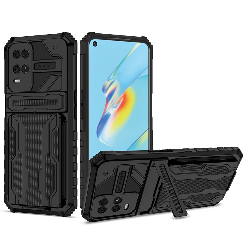 OPPO Series Phone Case,OPPO A15 A15S A16 A16S A54 A74 4G Realme C20 C21 C17 5 F19 A7 A12 A12e A11K A5S F9 Case Cover Armor With Card Pocket