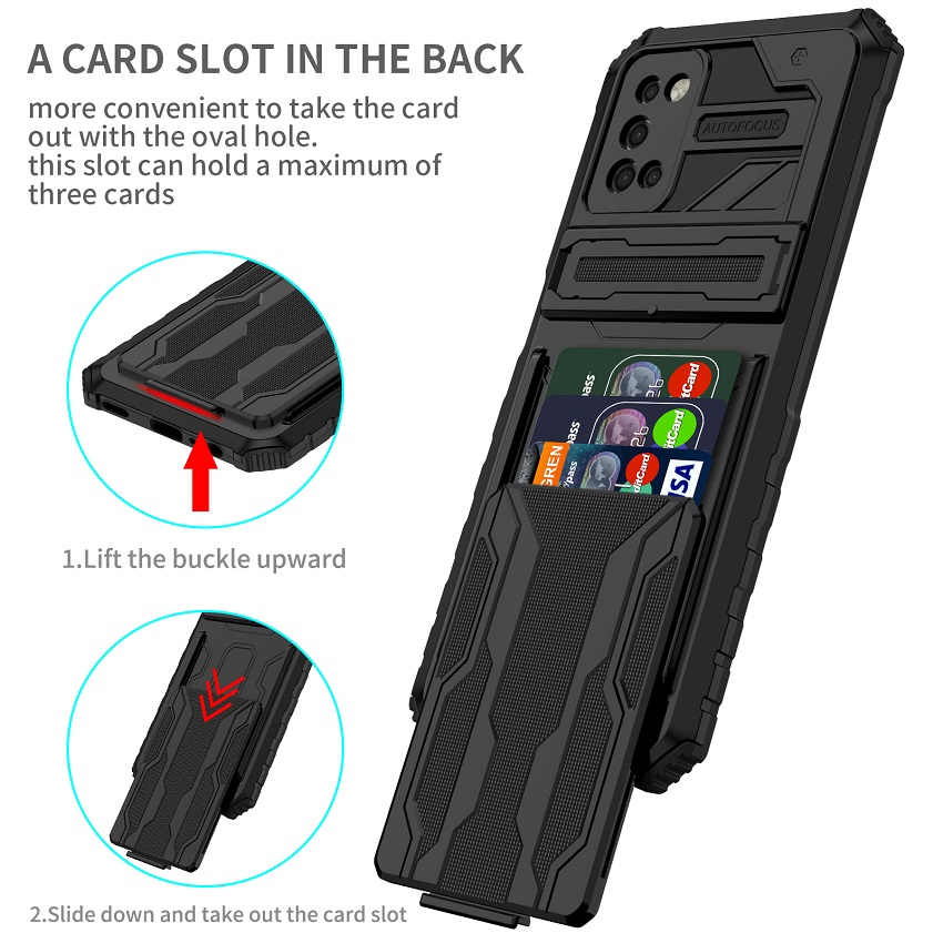 Samsung Series Phone Cases,Samsung Galaxy A22 A02 M02 A12 M12 A32 A42 A52 A72 A03S A02S A10S A20S A21S A51 A31 A13 A33 A53 S20 S21 S22 Plus FE Note 20 Ultra card holder anti-drop mobile phone case