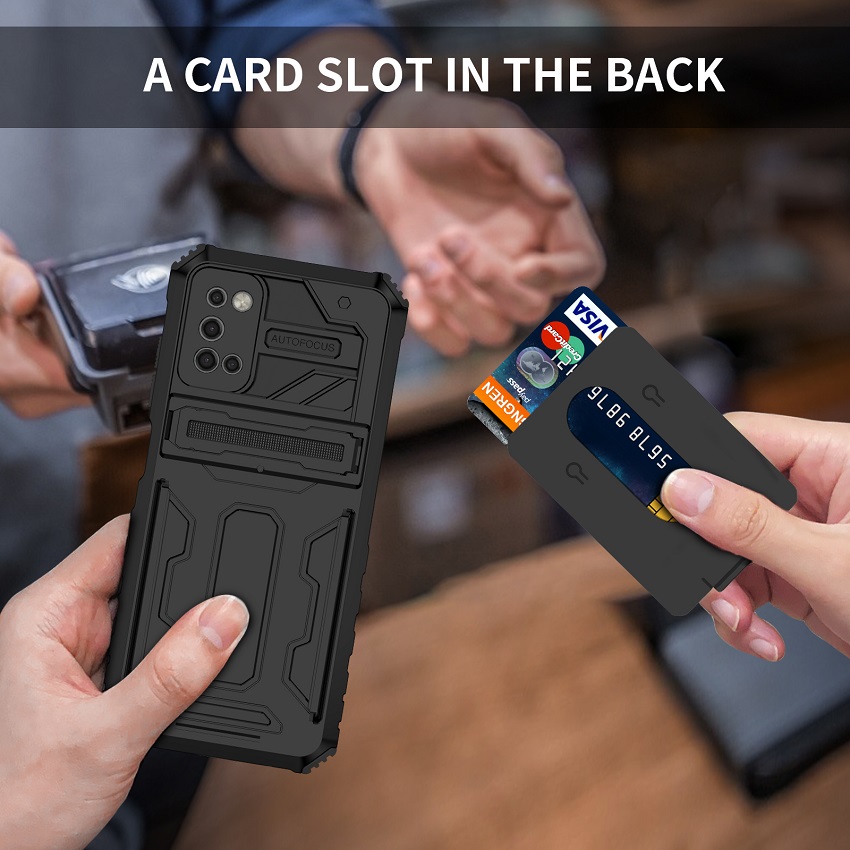 Samsung Series Phone Cases,Samsung Galaxy A22 A02 M02 A12 M12 A32 A42 A52 A72 A03S A02S A10S A20S A21S A51 A31 A13 A33 A53 S20 S21 S22 Plus FE Note 20 Ultra card holder anti-drop mobile phone case
