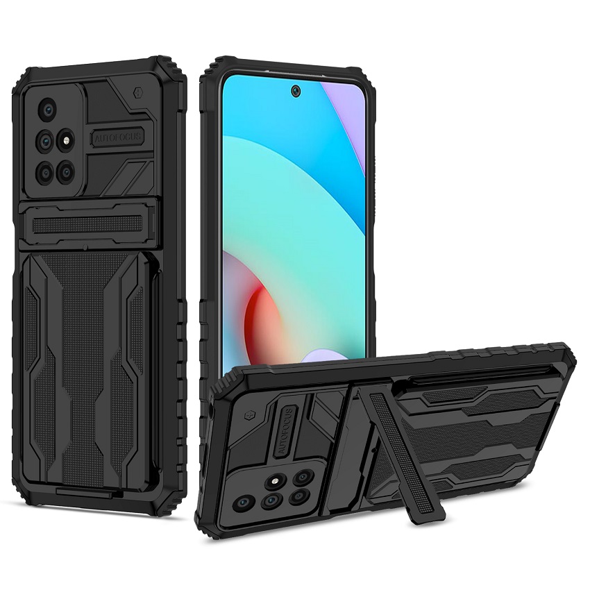 Xiaomi Redmi Phone Case,Xiaomi Mi 11T Pro 11 Lite Poco M3 Poco X3 Pro Remi 9T 10 9A 9C Note 9S 9 Pro 10S Pro 11 Pro Plus 5G Case Cover Armor With Card Pocket