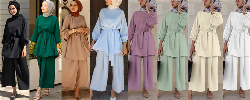 New Eid al-Adha Women's Arabian Suits （without headscarf）