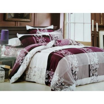 4 PCS Duvet Set Bedding Set(1pcs Duvet+1pcs Bed sheet+2pcs Pillow ...