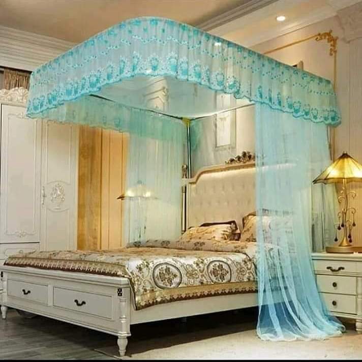 2 Stand Mosquito Net with Rails Mosquito Repellent Tent Bedding Accessories
