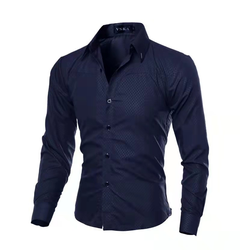 Mens Shirts  Mens Dress Shirts for Men  Office Business Casual japanese fashion  button shirt As shown L