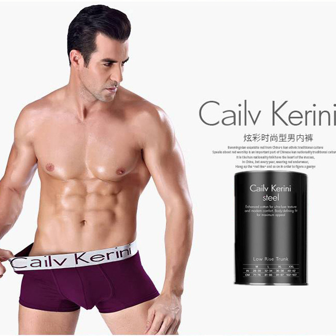 Cailv Kerini Canned Men's Modal High elastic boxer underwear Men's youth Boxer shorts fashion