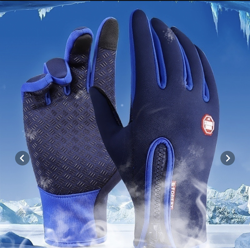 1Pair Winter Gloves Warm Windproof Gloves Waterproof Gloves Touch Screen Gloves Ski Gloves Riding