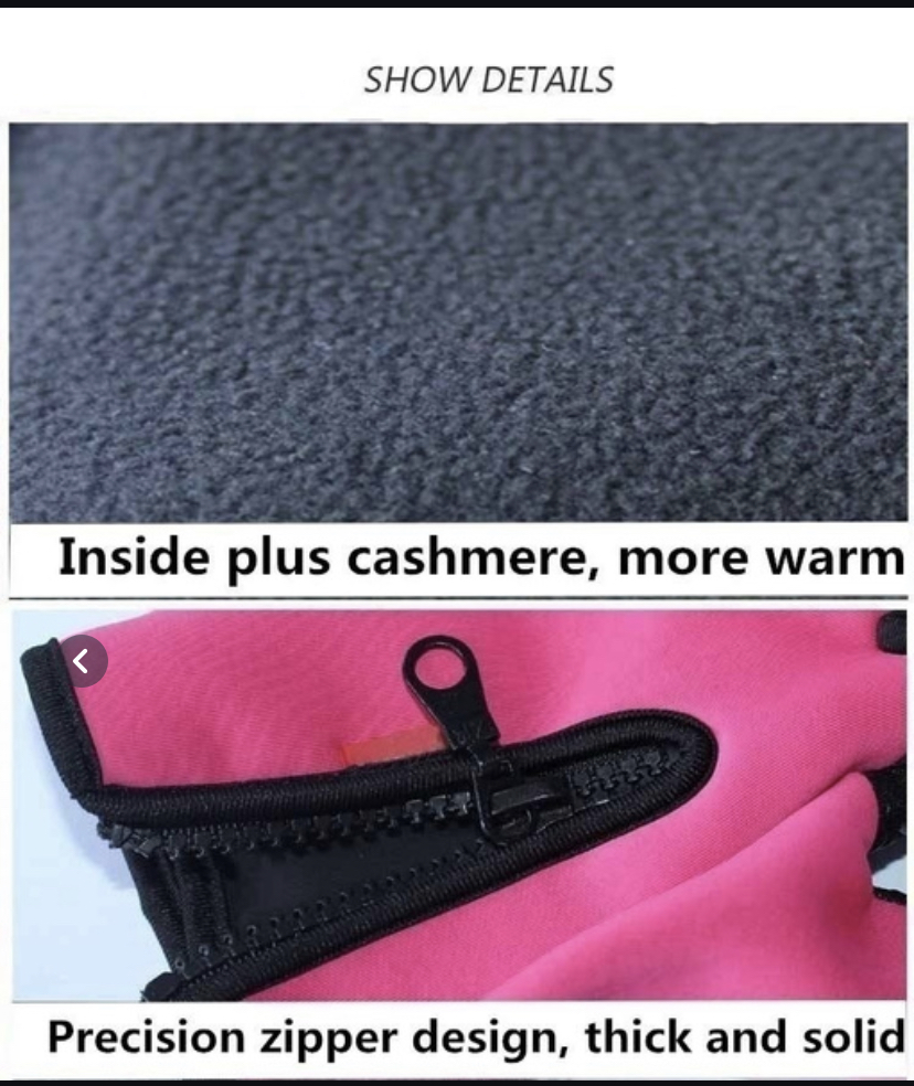 1Pair Winter Gloves Warm Windproof Gloves Waterproof Gloves Touch Screen Gloves Ski Gloves Riding