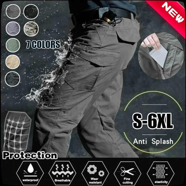 Men Tactical Military Pants Outdoor Sports Hiking Pants Trousers Combat Multi-pockets Pants bargains