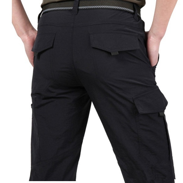 New Arrival Men's Waterproof Outdoor Tactical Trousers Multi-pocket Breathable Work Pants Cargo