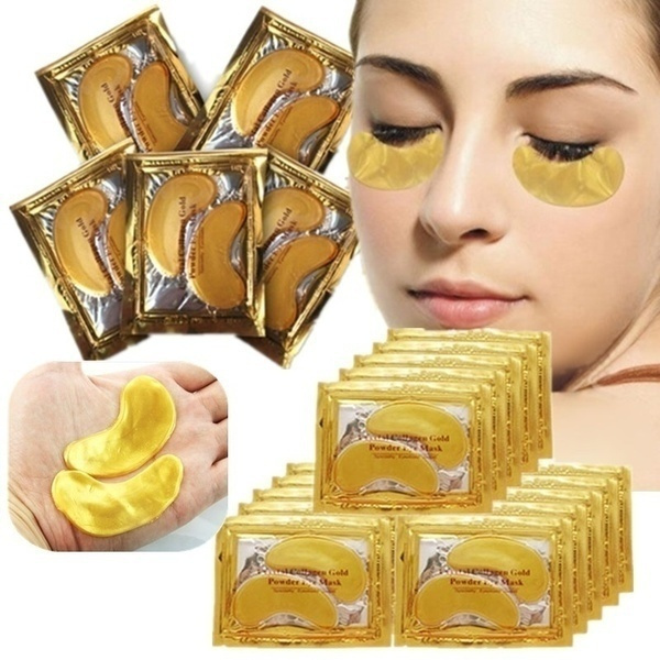 Under Eye Mask Gold Collagen Eye Patch Anti Wrinkle Dark Circle Gel Pad Eye Beauty Cosmetic