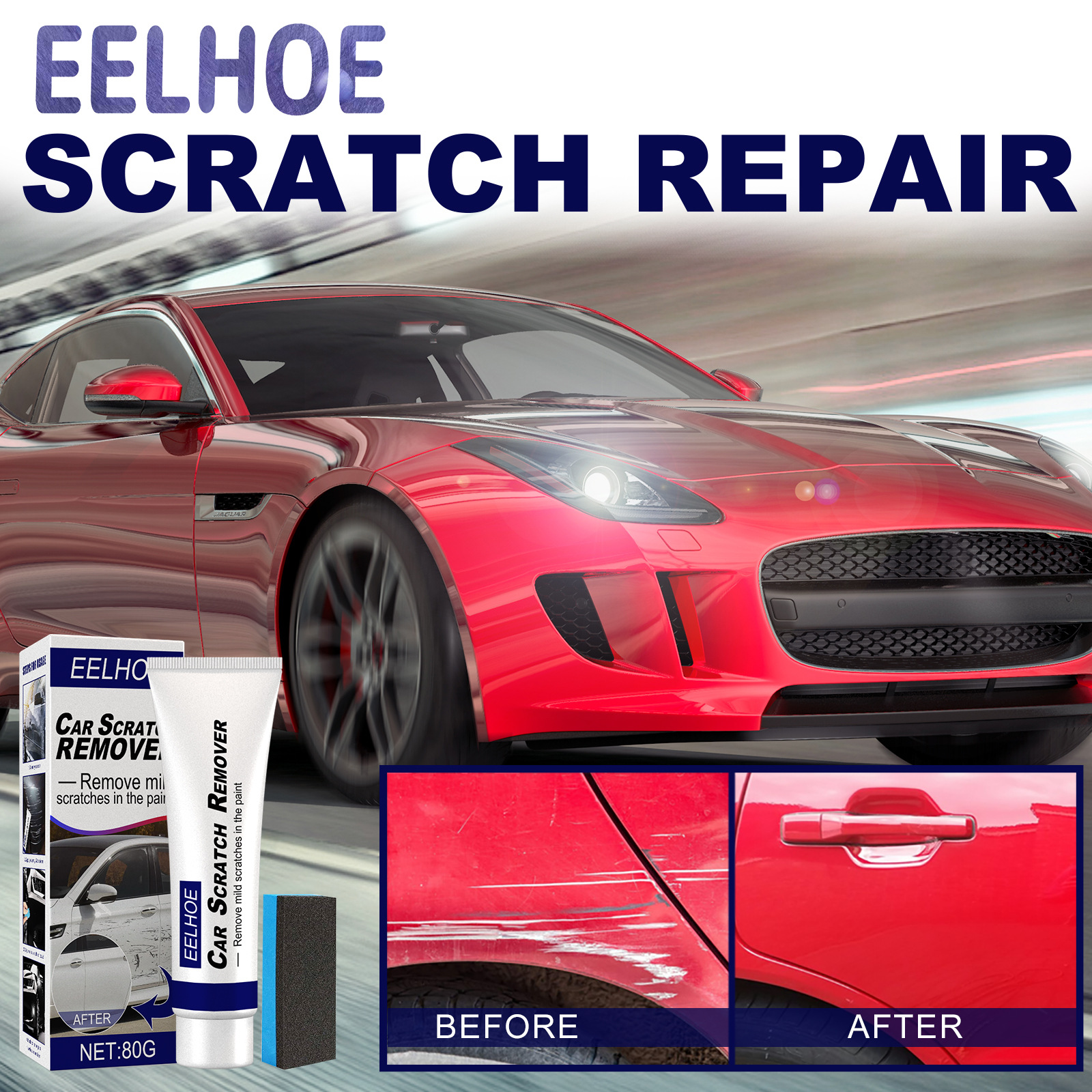 Car scratch paint surface car wax abrasive polishing wax scratch removing wax