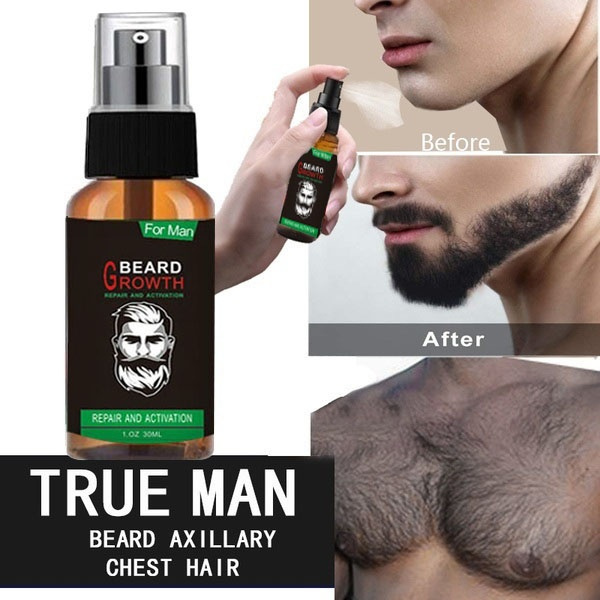 The latest formula is beard, axillary hair and hair growth spray, longer and thicker. Be a real man Easy to use and obvious effect .