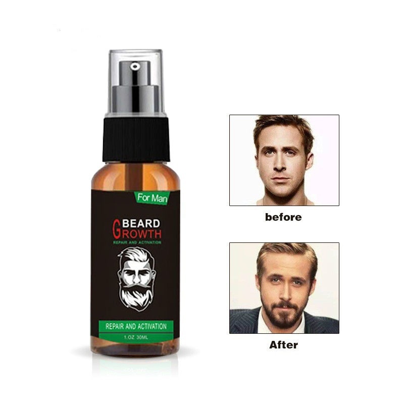 The latest formula is beard, axillary hair and hair growth spray, longer and thicker. Be a real man Easy to use and obvious effect .